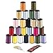Singer 00264 Polyester Hand Sewing Thread, Assorted Colors, 24 Mini-Spools (3-Pack)