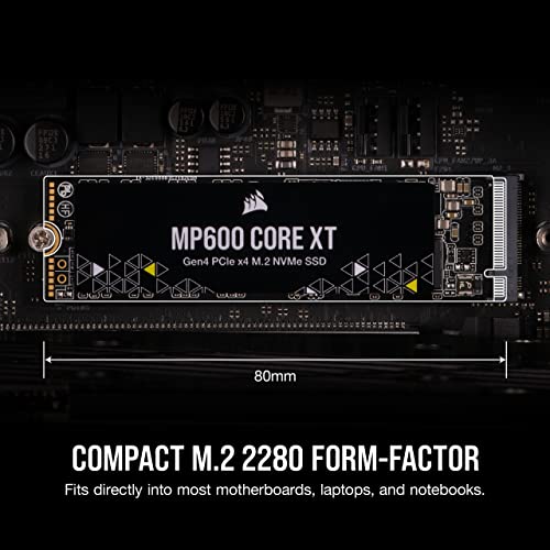 Corsair MP600 CORE XT 4TB PCIe Gen4 x4 NVMe SSD – High-Density