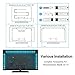 L8star LED Strip Lights,40 to 60in TV USB Lights 6.56ft 5050 RGB LED Light Strip Color Changing Bias Lighting for TV Backlight with App Control, USB LED Light Strip for TV LED Backlight