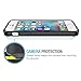 iPhone SE Case, Trianium [Clear Cushion] iPhone 5S Case Protective Clear TPU Bumper For iPhone SE & iPhone 5S 5 [Scratch Resistant] Seamless integrated Shock-Absorbing Cover Hard Back Panel- Jet Black