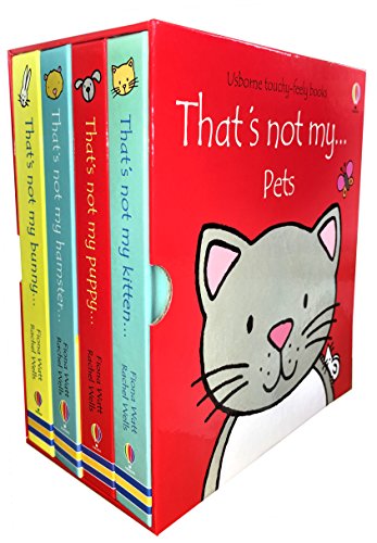 B.O.O.K Thats Not My ... Pets - Box Set With 4 Touchy-Feely Books (Includes Thats Not My Puppy..., Thats Not [Z.I.P]