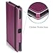 MoKo Case for Fire HD 7 2014 - Slim Folding Cover with Auto Wake / Sleep for Amazon Kindle Fire HD 7 Inch 4th Generation Tablet (Not Fits HD 7 2015), PURPLE