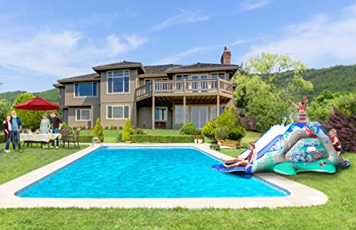 blow up pool slides for inground pools