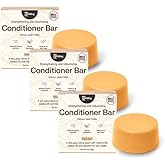 The Earthling Co. Conditioner Bars - Promote Hair Growth, Strengthen & Moisturize - Paraben Free formula with Natural Ingredients for Dry Hair (Citrus Sun, 1.8 oz) (3 Pack)