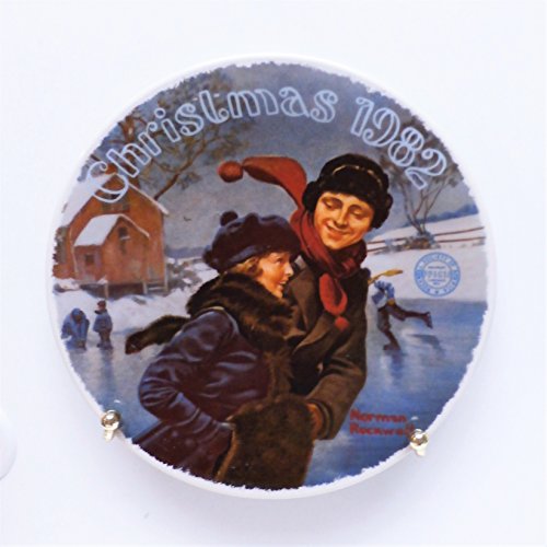 Norman Rockwell Christmas Courtship Collector Plate by Knowels
