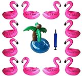 iLoveCos Inflatable Flamingo Coasters (12 Pieces) (Toy)