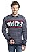Daisysboutique Men's Holiday Reindeer Snowman Santa Snowflakes Sweater (Large, HoHoHo)