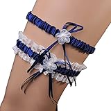Merya Dress Lace Wedding Garters for Bride Pearl Stretch Prom Garter with Toss Away