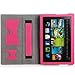 MoKo Folding Cover Case for Amazon HD 7 2013 tablet. (B-Magenta)