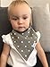 Baby Bandana Drool Bibs! Unisex! Best Baby Shower Gift 2016: By THE BLUSHING BABY (Black & White)