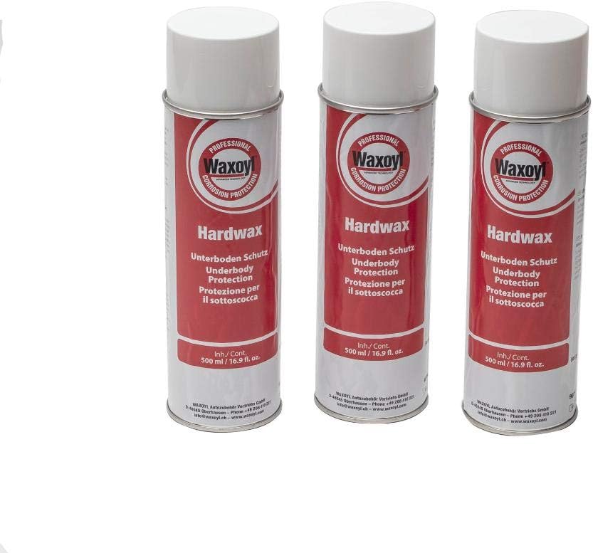 WAXOYL Hardwax Permanent Undercar 16.9oz Aerosol 3 Pack