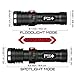 Rechargeable Flashlight – Flashlights High Lumens, Bright, Zoom, 4 Modes, Tactical 18650 Flashlight with Lithium Ion Battery and Belt Holster - TFX1000 by PeakPlus