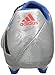 adidas Performance Kids' Messi 16.3 Firm Ground Soccer Shoe (Little Kid/Big Kid), Silver Metallic/Black/Shock Blue, 5 M US Big Kid