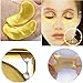24K Gold Eye Pads 30 Pairs Crystal Gel Collagen Eye Mask For Anti-Aging & Moisturizing, Reducing Dark Circles, Puffiness (Free)