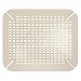 mDesign Adjustable Kitchen Sink Dish Drying Mat/Grid - Soft Plastic Sink Protector - Cushions Sinks, Stemware, Wine Glasses, Mugs, Bowls, Dishes - Quick Draining, Contours to Sink - 2 Pack - Taupe/Tan