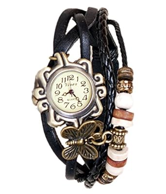 Renaissance Traders Black Strap Casual Watch