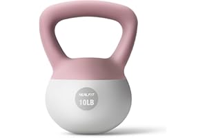 NEALFIT Soft Kettlebell 5LB/10LB/15LB/20LB/25LB, Kettlebells Set Soft Kettle Bell Anti-Slip Grip Weight for Home Gym Strength Training
