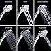CLOFY 5-Setting Handheld Shower Head with Stainless Steel Hose, Full-Chrome Finsh Hand Shower