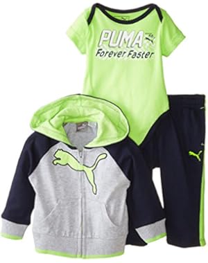 Boys' 3pc Bodysuit, Hoodie, Pant Set