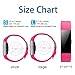 POY Replacement Bands Compatible for Fitbit Charge 2, Adjustable Breathable Wristbands with Air Holes Straps, Small Rose 1PC
