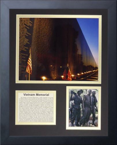 Legends Never Die "Vietnam Veterans Memorial Framed Photo Collage 11 X 14-Inch