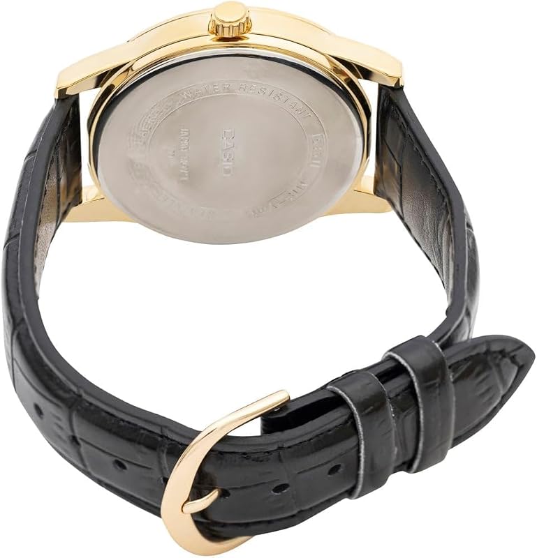 Herren-Armbanduhr Analog Quarz Leder MTP-V001GL-7 — Foto 3 von 4