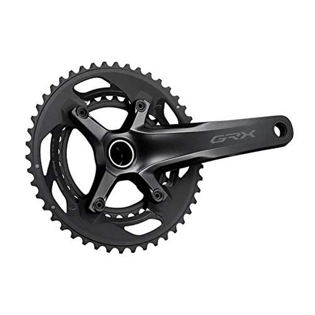 Shimano GRX FC-RX600 GRX chainset 46/30, double, 11-speed, 2 piece design, 172.5 mm, Black, EFCRX600112DX60