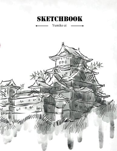 Sketchbook: japanese style: Unruled (Unlined) Blank Notebook : 110 Pages of 8.5" x 11" notebook Blank Pages for Drawing, Doodling or Sketching (Sketchbooks)