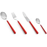 MEPRA Fantasia 24 Piece Kitchen Set, New Coral, [24 Piece Set]
