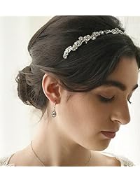 AMY O - Juego de pendientes o joyas para damas de honor en plata, oro amarillo, oro rosa
