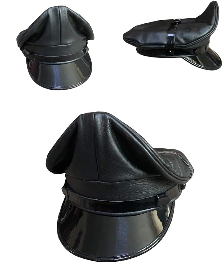 gay leather hat