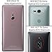 CoverON Hard Slim Fit ClearGuard Series for Sony Xperia XZ2 Case, Clear with Black Trim