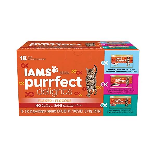 Iams Purrfect Delights Flaked Adult Wet Cat Food Sleek Markets