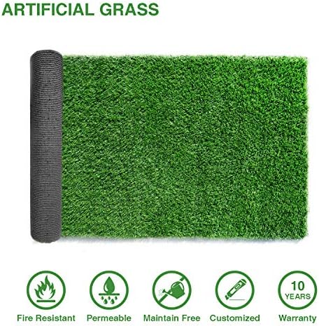 LITA Premium Artificial Grass 5' x 5' (25 Square Feet) Realistic Fake Grass Deluxe Turf Synthetic Turf Thick Lawn Pet Turf -Perfect for Indoor/Outdoor Landscape - Customized