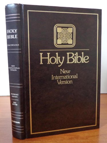 Holy Bible, New International Version: Standard Reference Bible, Red Letter, No 81000