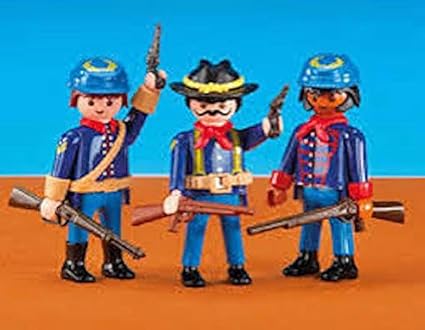 Amazon.com: Playmobil, juego di 3 Yankees, Western Cowboy, Nuovo Blister Ref.6274 it/artículo # g4 W8b-48q35589: Toys \u0026 Games