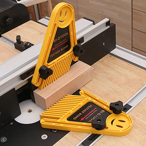 BIDTOOL Double Featherboards, 2 Packs Adjustable Feather Boards for