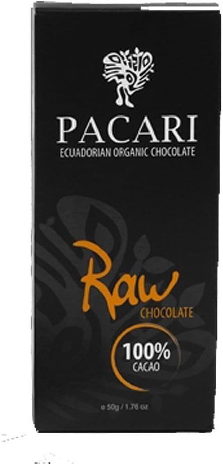 Pacari Raw 100% Cacao Chocolate Bar(pack of 3)