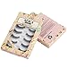 ALICE Lashes 120 Natural Wispy False Eyelashes 10 Pairs with Eyelashes Tweezers