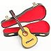 WOGOD Miniature Guitar Wooden Instrument Model- Home Decor 、Christmas and Music Lovers Best Gift (MG-245)