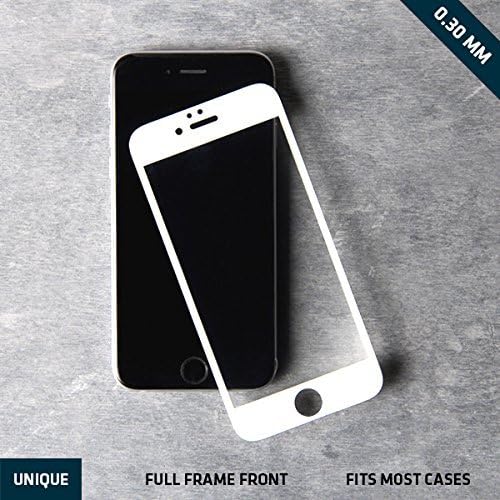 Apple iPhone 6 The Unique 0.30 mm Full Front Glass Screen Protector - HD Clear Ultimate Glass Screen Protector- Benks Technology USA iPhone 6 Edge to Edge Shatterproof Glass Screen Protection – Protect Your Phone from Scratches, Drops, Shocks and Impacts – Total HD Clarity and Touchscreen Sensitivity