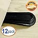 Door Stopper Rubber Doorstop 12 Pack Rubber Doorstop Wedges for Home and Office Non Scratching Soft Door Stops Wedges Multi Surface Open Door Holders