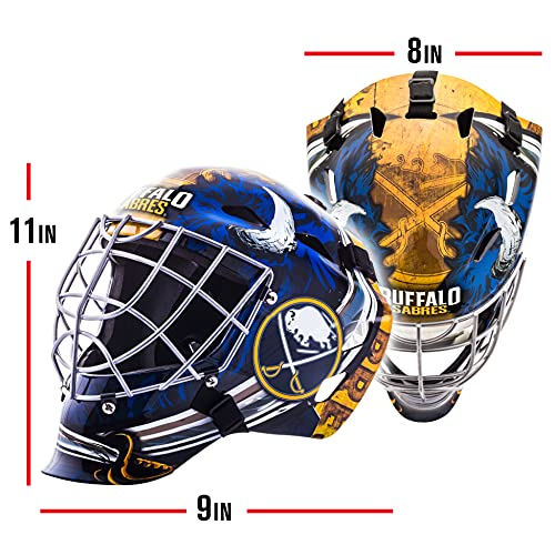 Franklin Sports Buffalo Sabres NHL Hockey Goalie Face Mask Goalie