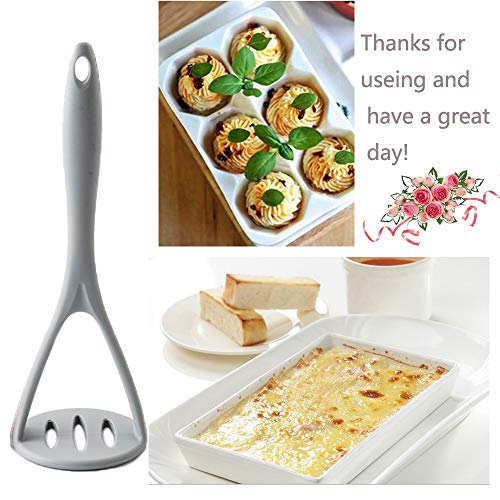 Mashed Potatoes Masher Silicone, for Non-stick Pans Cookware