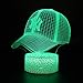 DGLighting Baseball Cap Shape 3D Optical Illusion Smart 7 Colors LED Night Light Table Lamp Gifts