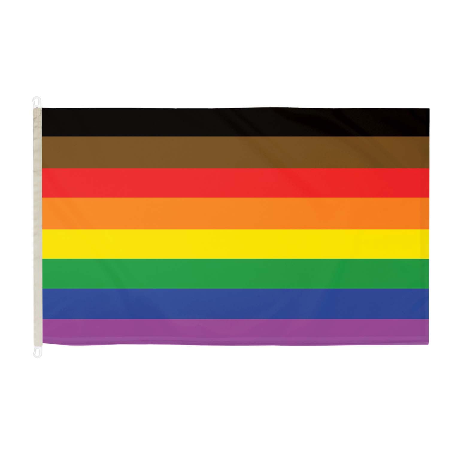 More Colour More Pride DuraFlag with Clips 5ft x 3ft Premium Quality Flag 150cm x 90cm