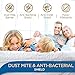LUNAVY Premium Bamboo Waterproof Mattress Protector - Machine Washable Pad (King Size)