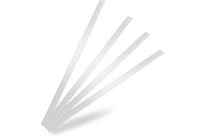 JUYO VONSAN Wall Oven Trim Kit 4Pcs 304 Brushed Stainless Steel Metal Strips Self Adhesive Trim Strips 30 Inch in Length (4, 1.5 in Width)