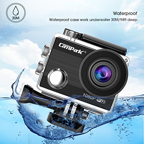 Campark ACT68 Action Camera Waterproof Camera WiFi 4K & FHD 1080P