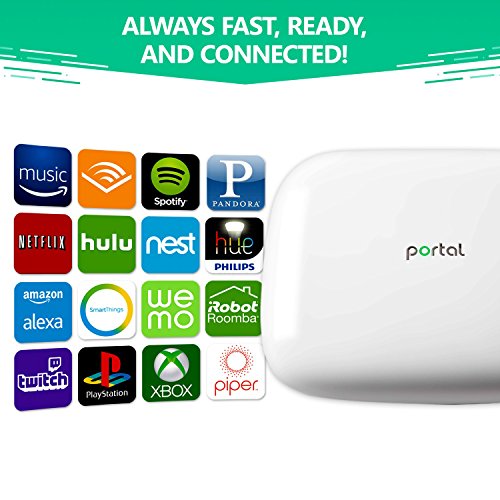Portal wifi router - Keeps your wifi maxed out at the speed you pay for, Patented technology, Reliable and affordable coverage for homes up to 3,000 sq.ft., Gigabit speed, Easy setup and app. (AC2400) Electronics, Computers & Accessories, Networking Products, Routers